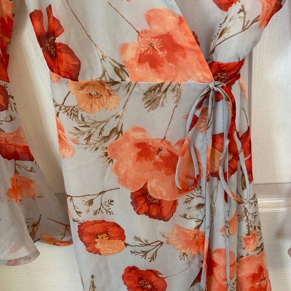 Lulu's Wrap Mini Dress - Picture 4 of 8